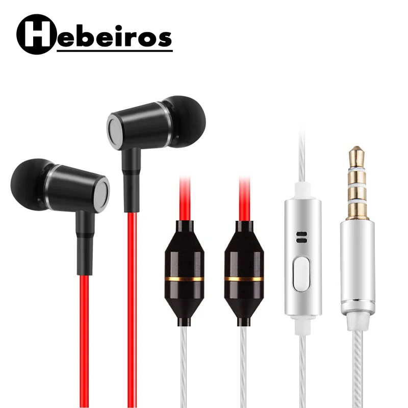 white cable Верхние наушники-вкладыши с защитой от излучения, воздушные трубки, акустические наушники, стерео музыка, 3,5 мм, микрофон, гарнитура, шумоподавление для xiaomi iphone - Цвет: white cable
