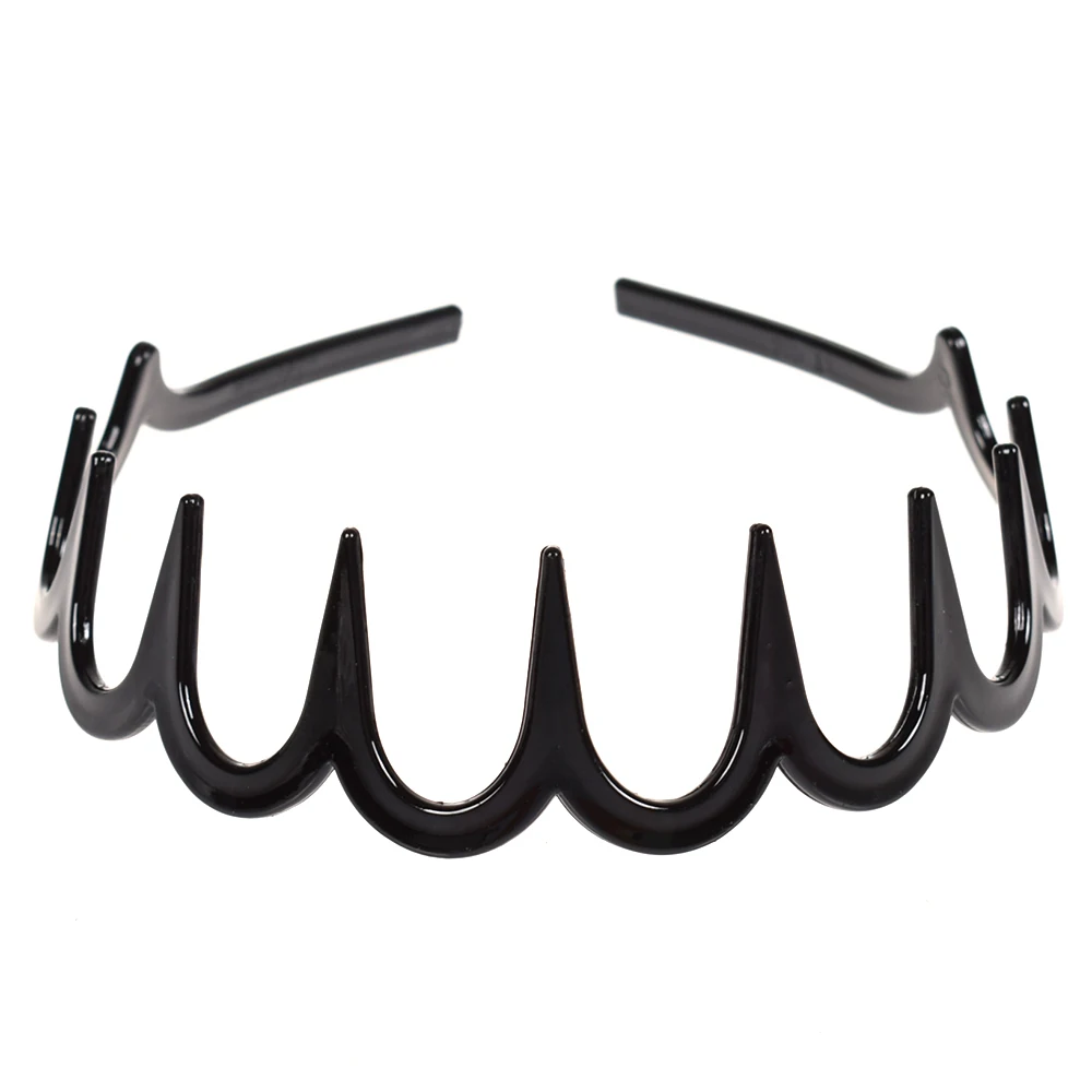 2 шт./компл. модные черный пластиковый Стиль спортивная повязка на голову