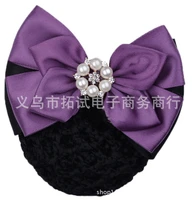 professional hair net head flower korean catering post hotel bank nurse pan hair headdress bow net bag hair net bag fs010