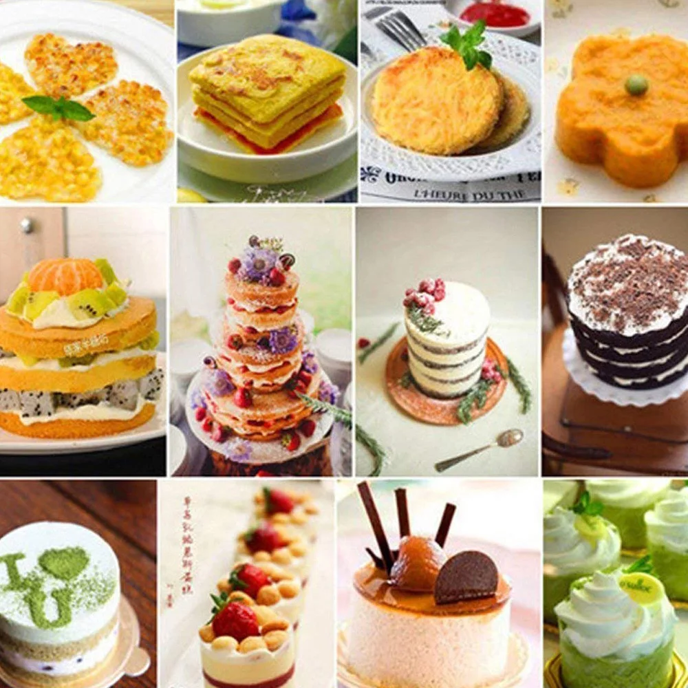 

Mould For Salad Baking Dish Diy Bakeware Tools Cupcake Mold Cake Cheese Salad Dessert Die Mousse Ring Tool Stainless Steel
