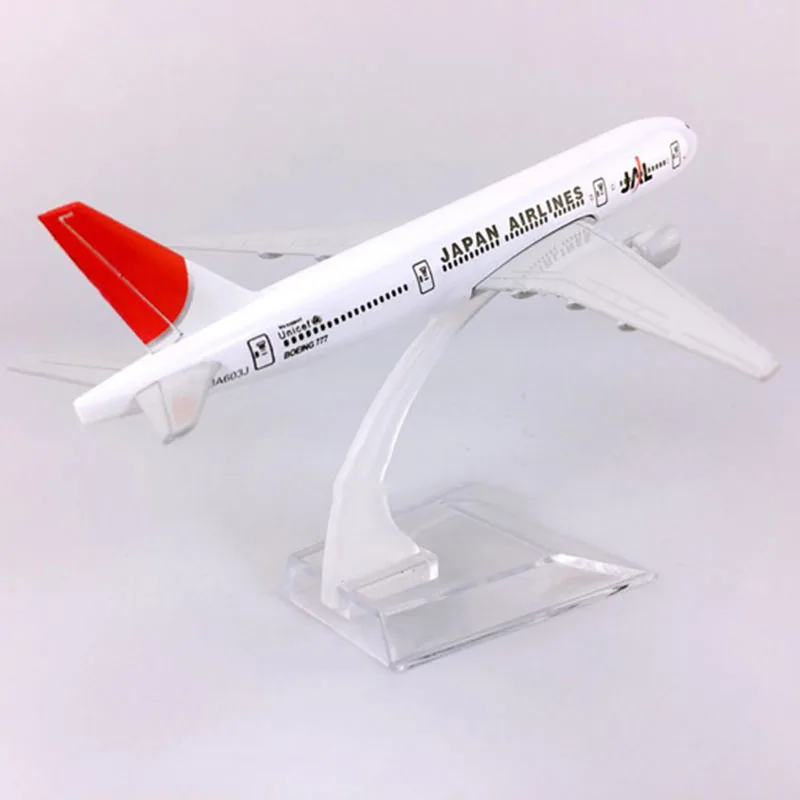 16 см 1:400 B777-200 модель JAL Япония авиакомпаний с сплав на основе самолет