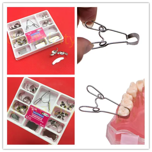 No.1.330 зубная матрица с пружинным зажимом контурные металлические матрицы