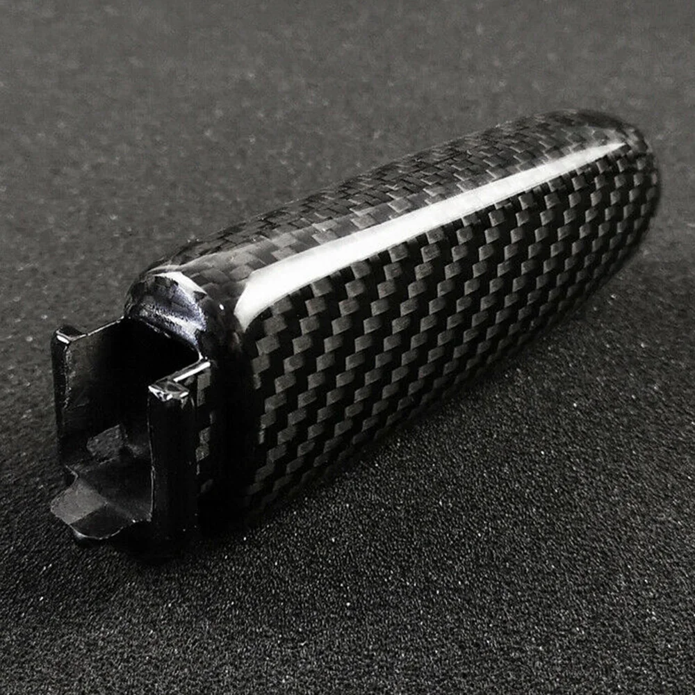 

Trim Carbon For Ford Mustang 2015-2019 Fiber Replacement Carbon Fiber Hand Brake Grip Cover New Accessory