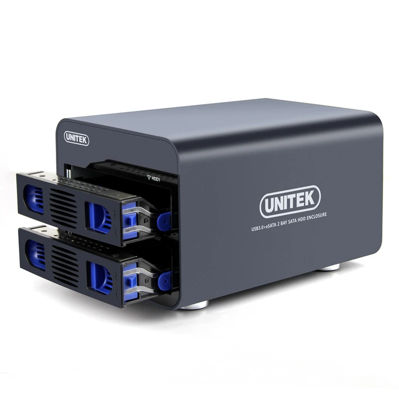 Корпус для жесткого диска USB3.0 ESATA к SATA3.0 корпус с 2 отсеками RAID