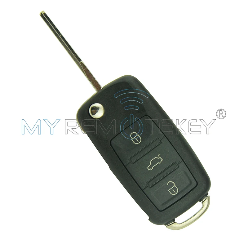 Remtekey 2 шт. 300 959 753AA HU66 3 кнопки 434 МГц 300959753AA для VW Touareg 2004 2005 2006 2007 2008 2009 2010 2011 remtekey|Ключ