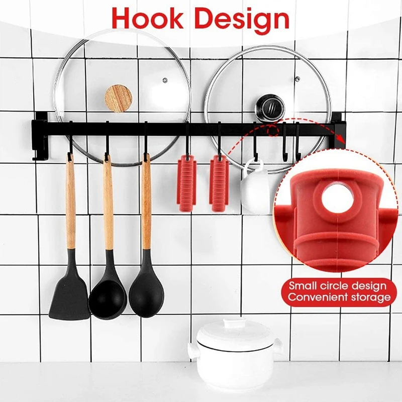 Утолщенная силиконовая крышка для ручки сковороды изоляционная зажим ушей