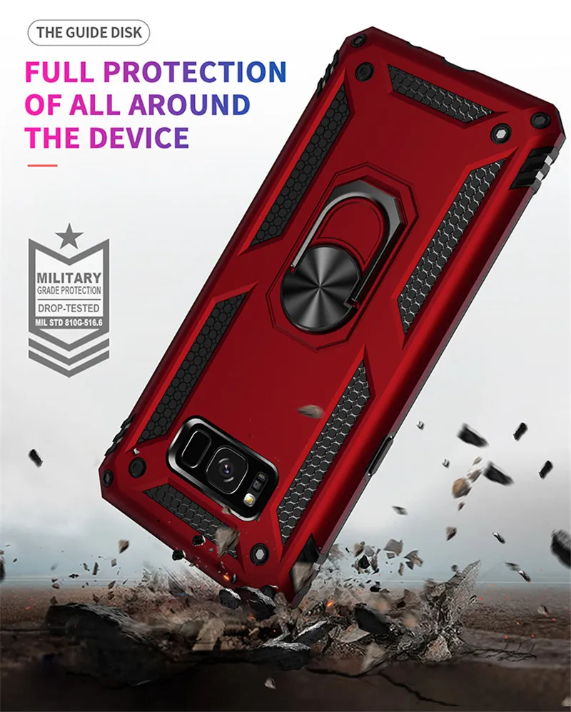 For Samsung Galaxy S8 Plus Phone Cases Cover Case Magnetic Armor Shockproof | Мобильные телефоны и аксессуары