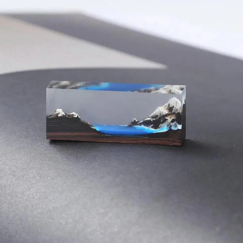 Силиконовая форма сделай сам для эпоксидной смолы Горный пейзаж фурнитура