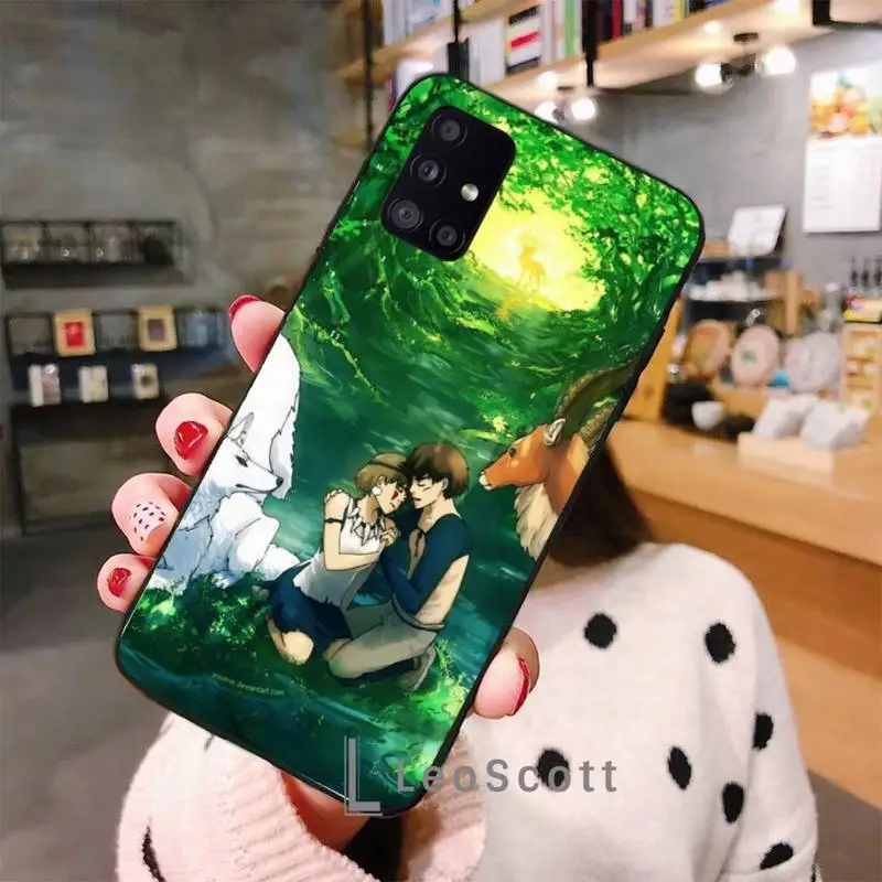

Mononoke Hime Phone Case For Samsung A32 A51 A52 A71 A50 A12 A21S S10 S20 S21 Plus Fe Ultra