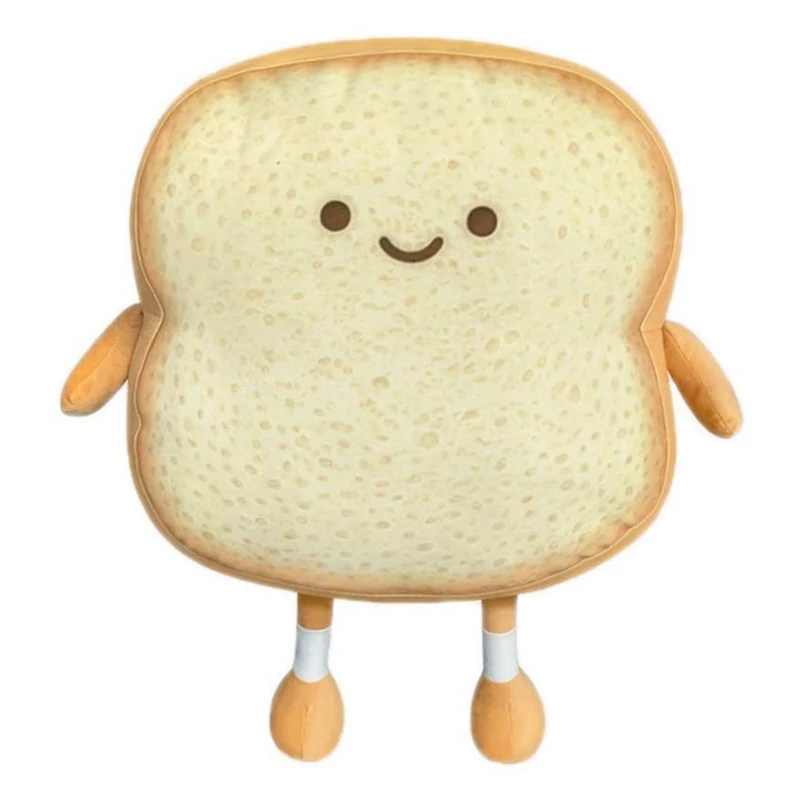 

Toast Bread Pillow Plush Funny Food Plush Toy Pillows Toy Pillows ​Bread Shape Plush Pillow for Home Decor Kid Gift