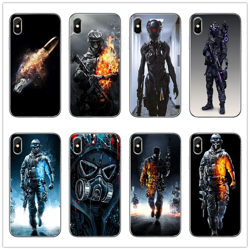 Солдат в боевых сил ТПУ чехлы для мобильного телефона из мягкого силикона с