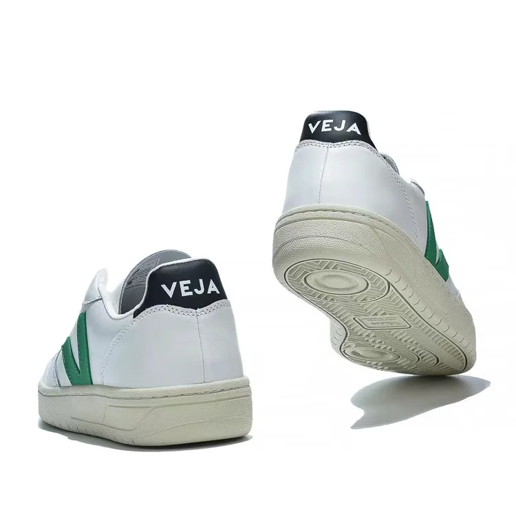 

Authentic Veja Top Quality Fashion Wearable Men Women V-10 Sneakers Classic Mesh Walking Trainers White Green Couple Shoes