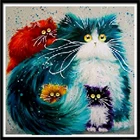 Набор для алмазной вышивки, картина с изображением животных, пейзаж, вышивка крестиком, алмазная вышивка, украшение для дома, Новогодний подарок