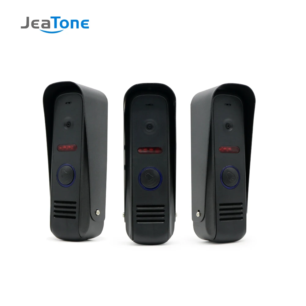 JeaTone 10 &quotцветной сенсорный ключ монитор видео домофон ИК камера ночного видения