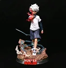 Аниме-фигурка 27 см HUNTER X HUNTER Gon Freecss  Killua Zoldyck, ПВХ экшн-фигурка, коллекционная искусственная фигурка