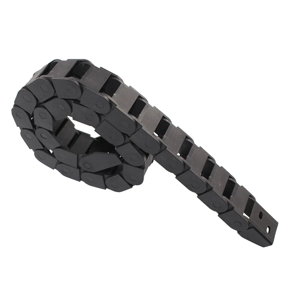 1 метр Пластиковый кабель передачи цепной проволоки Перевозчик с концевыми