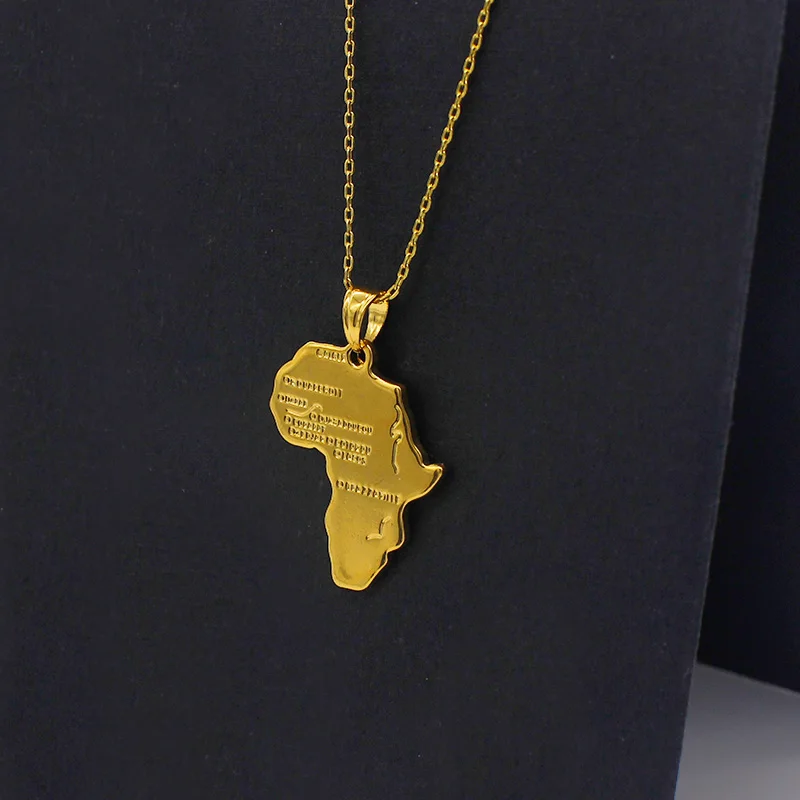 FS Новое поступление горячая Распродажа кулон Mapa de Africa три размера классический