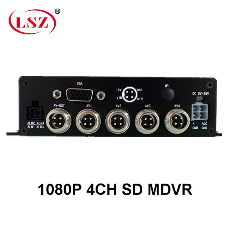 

4CH full hd 1080p vehicle blackbox dvr user manual sd card recorder car mdvr