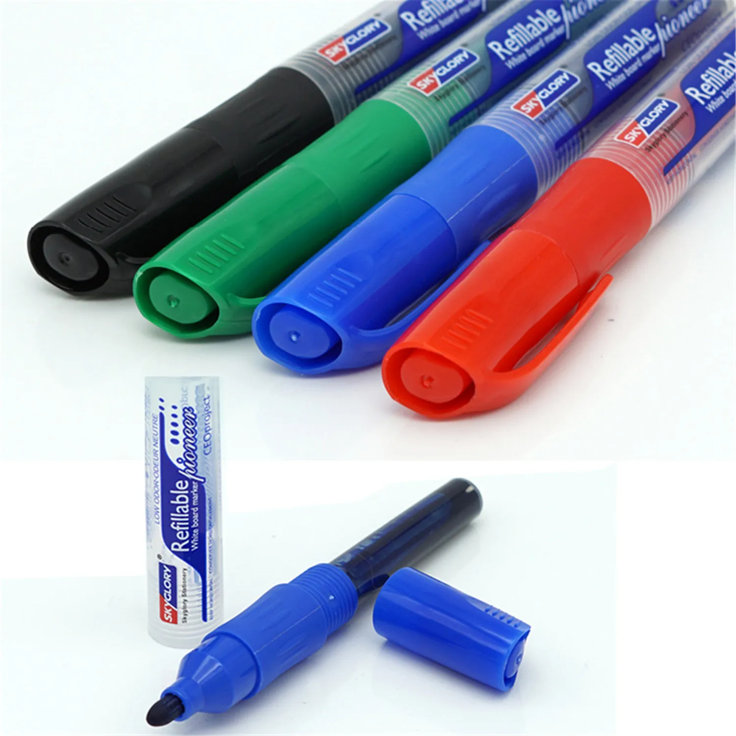 4 шт./компл. стираемый маркер для белой доски ручка набор чернил Повторное