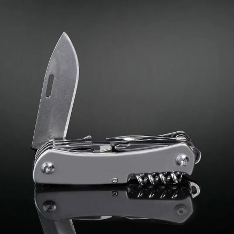 

440C stainless Multifunctional Survival Army Knife Folding Knife Outdoor Self-Defense Walkman Tool swiss knife