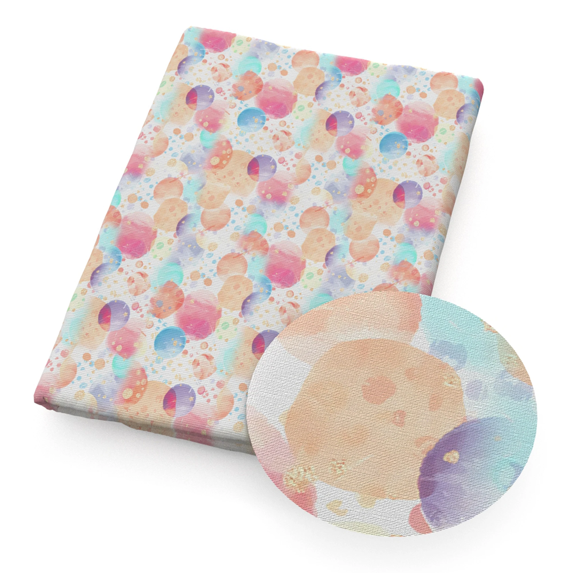 Половинная ткань из полиэстера и хлопка с принтом граффити для детского