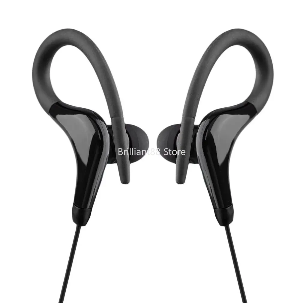 

3.5 mm Jack Super Bass Stereo Sports Running Earphones Ear Hook Headset Earphones Hanging Ear Type Headphones