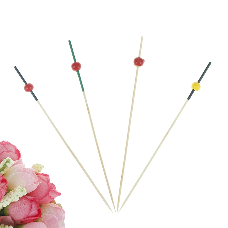100 шт. пищевые десертные палочки вилка для фруктов Топпер кексов необычная