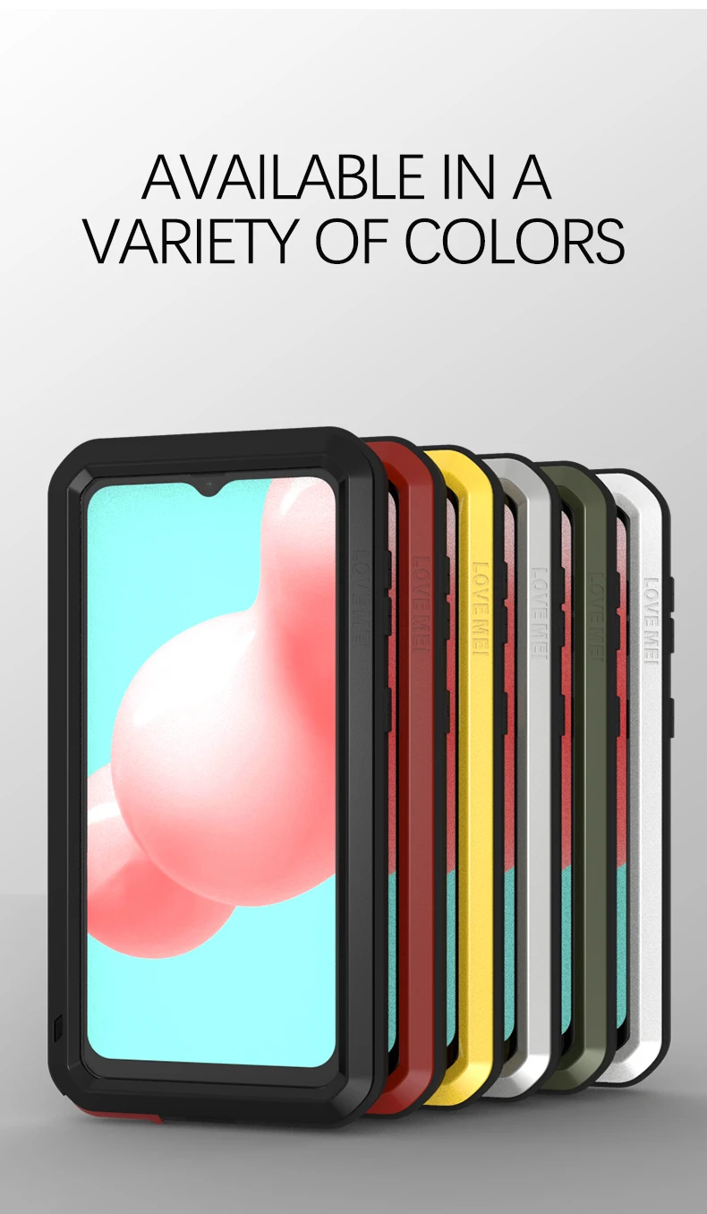 for samsung galaxy a32 5g waterproof case shock dirt proof water resistant metal armor cover for galaxy a32 5g phone case free global shipping