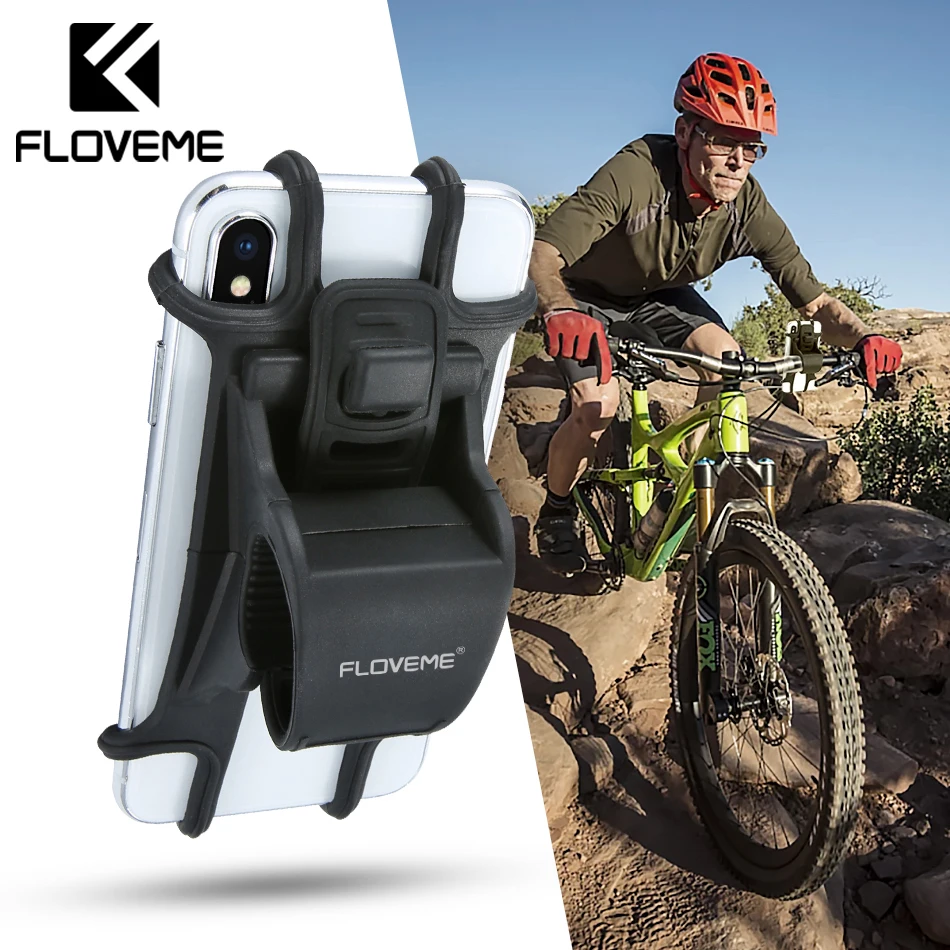 FLOVEME Bicycle Phone Holder bike Handlebar Cell Phone Stand Mount Bracket For iPhone X Universal Motorcycle phone Holder Stand