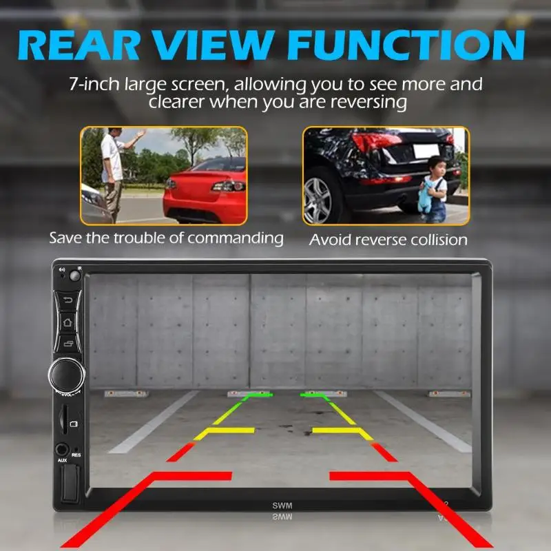 Автомагнитола 2 DIN Android 9 1 стерео GPS Bluetooth радиоприемник SWM A2|Автомагнитолы| |