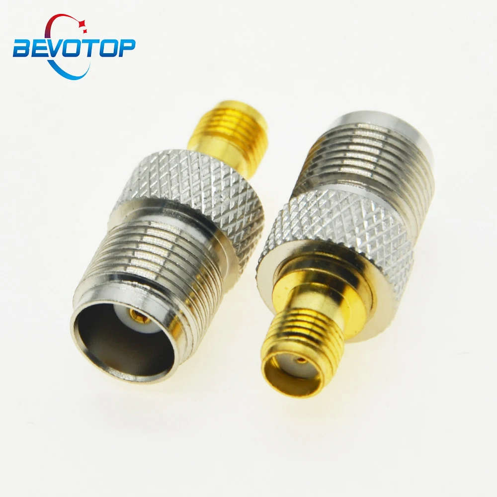 BEVOTOP 2 шт. RF адаптер SMA Гнездовой разъем к TNC Гнездовой разъем для радиоантенны RF коаксиальный разъем адаптер высокого качества 50 Ом