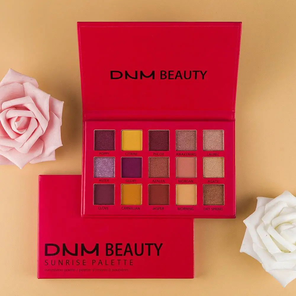 15 цветов Блеск матовые тени для век Палитра длительный Водонепроницаемый