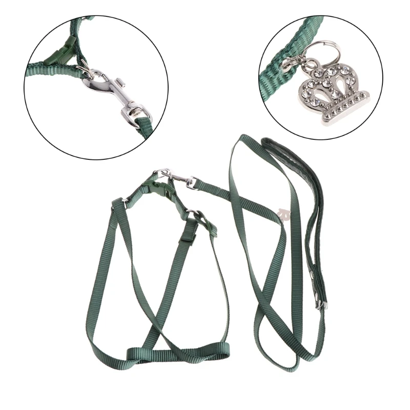 Поводок для попугая регулируемая уличная шлейка тренировочная поводок против