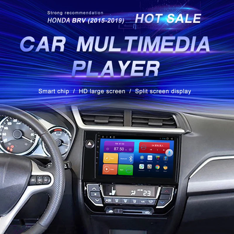 

Android Car DVD For HONDA BRV (2015-2019) Car Radio Multimedia Video Player Navigation GPS Android10.0 Double Din