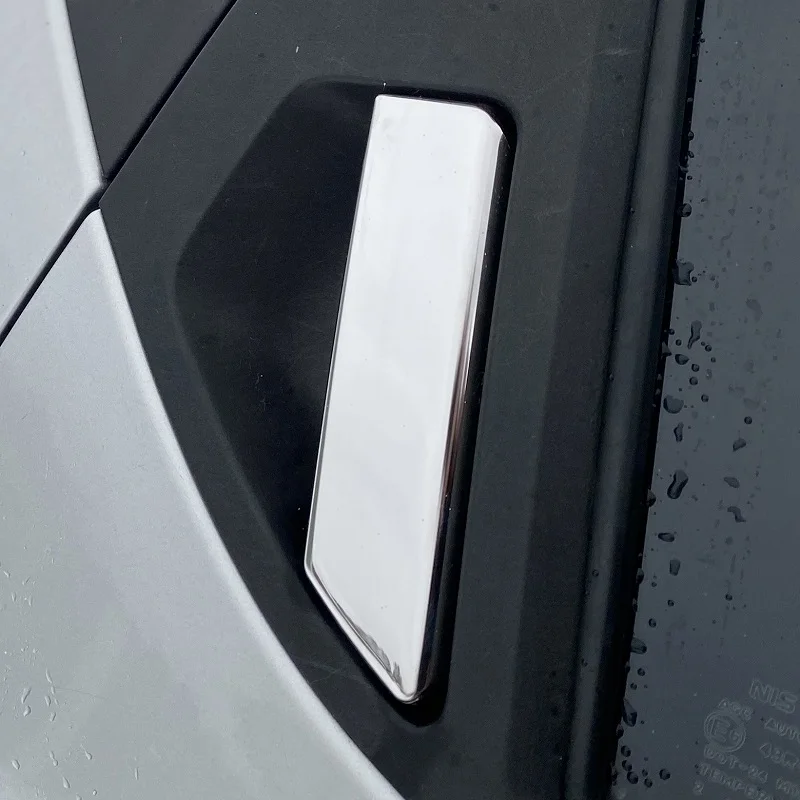 Хромированные накладки на внешние ручки задних дверей заглушку заднего крыла из