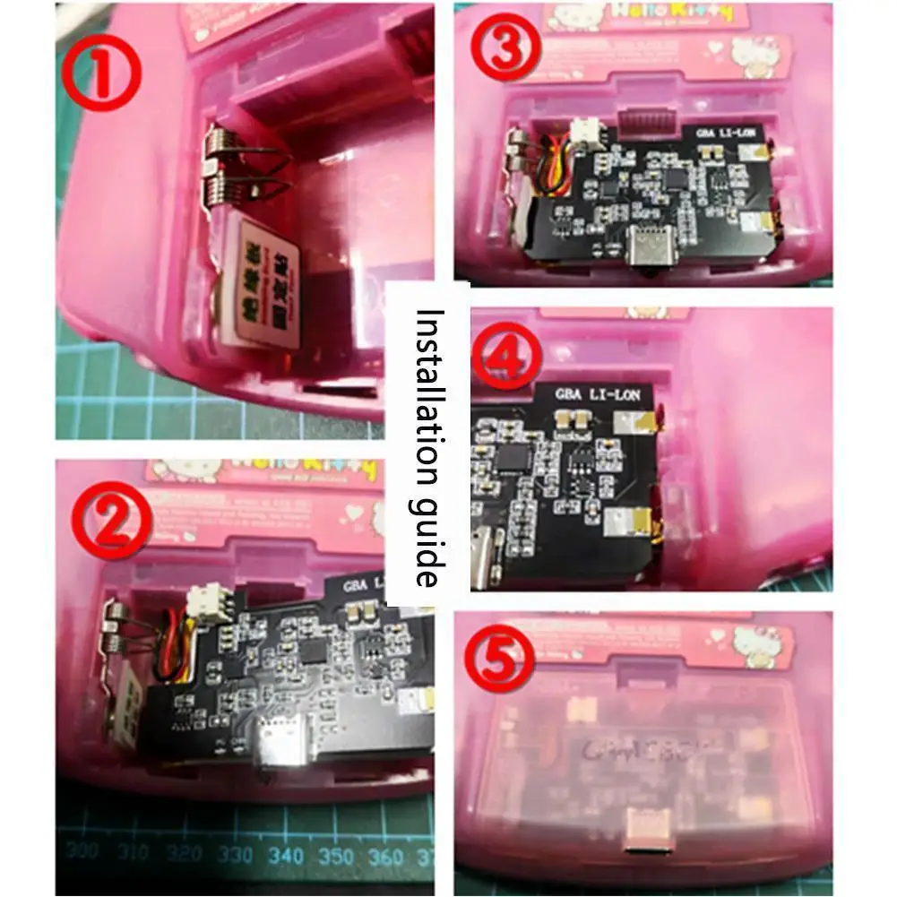 

Модуль перезаряжаемой батареи 1800 мАч Usb-c для универсальной литиевой формы для хайлайтера Hzhb V7i4