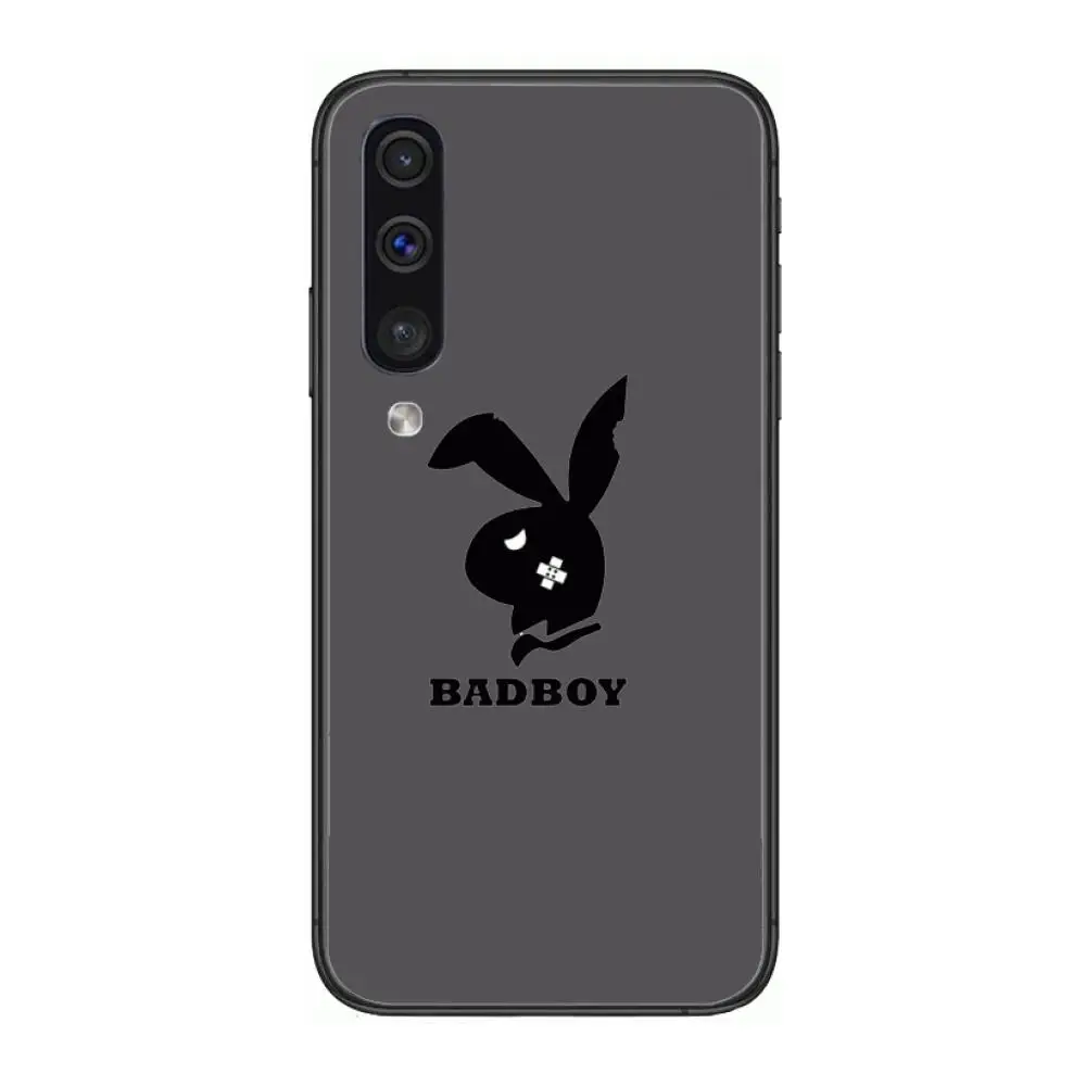 

Handsome rabbit Luxury style Phone Case Hull For Samsung Galaxy A 3 5 6 7 8 9 E 2018 Plus 2017 E S Black Shell Art Cell Cover T