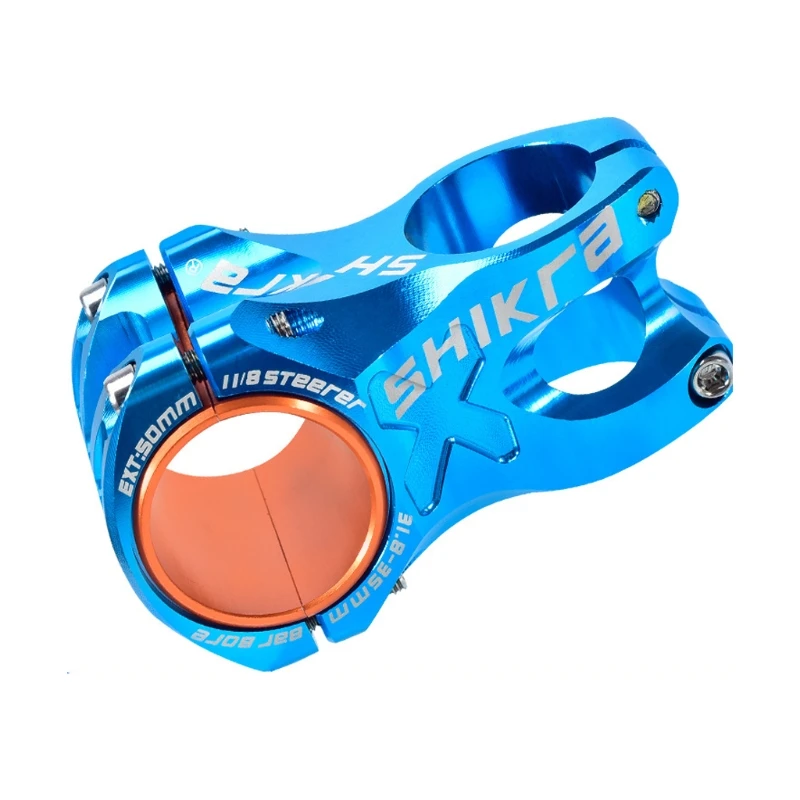 

Ultralight 0 Degree MTB Mountain Road Bike Bar Stem 50mm 31.8mm Handlebar Aluminum Alloy Bicycle Stem