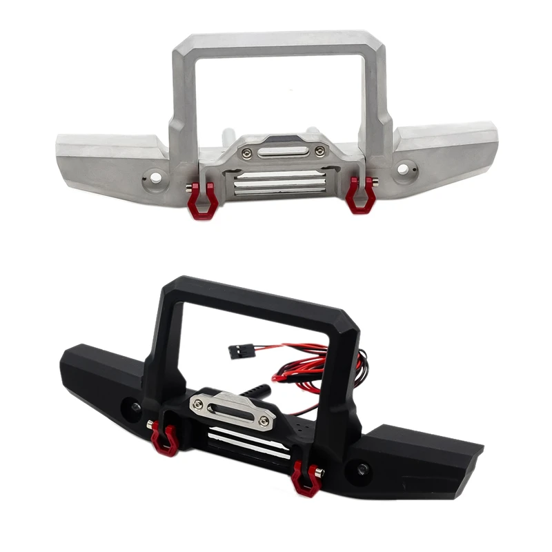 

RC Car Metal Front Bumper with Led Light for 1/10 RC Crawler Traxxas TRX-4 TRX4 Car