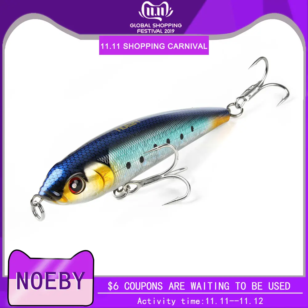 NOEBY жесткая рыболовная приманка stickbait NBL9062 приманки карандаши морская 140 мм 160 180