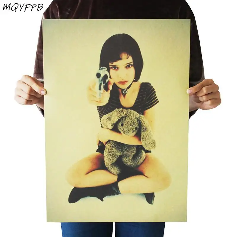 

Movie The Professional Kraft Paper Poster Home Decoration Painting Room Wall Sticker 50.5x35cm