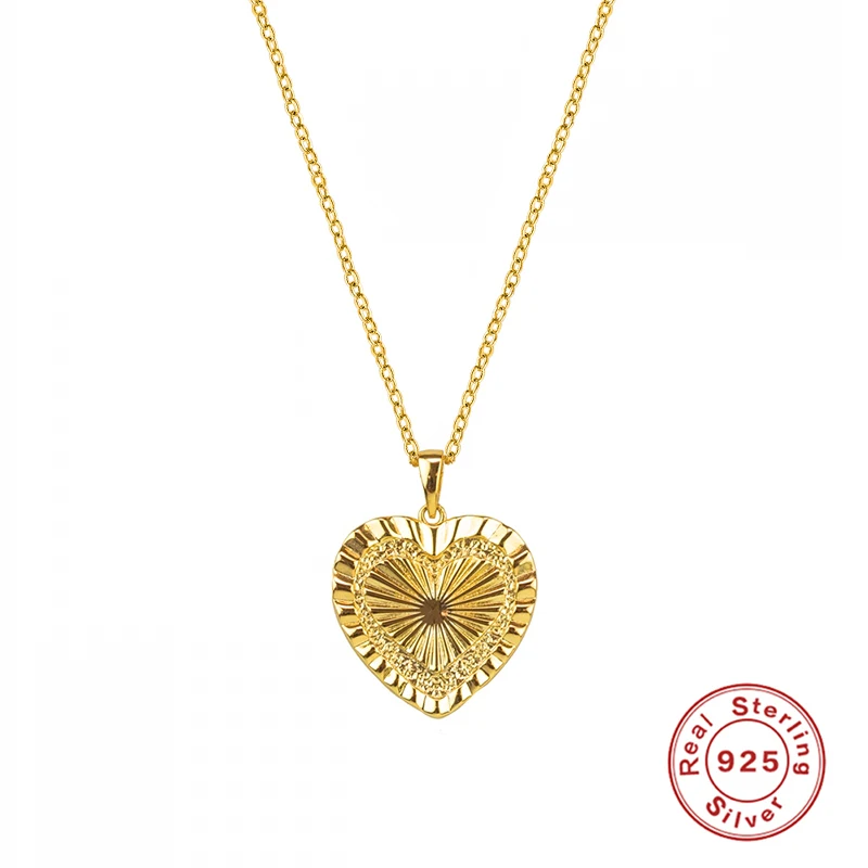 

BOAKO 925 стерлингового серебра в стиле Collares Mujer любовь, стильный элегантный кулон "Сердечко" Женский колье ожерелья ювелирных изделий, годовщин...