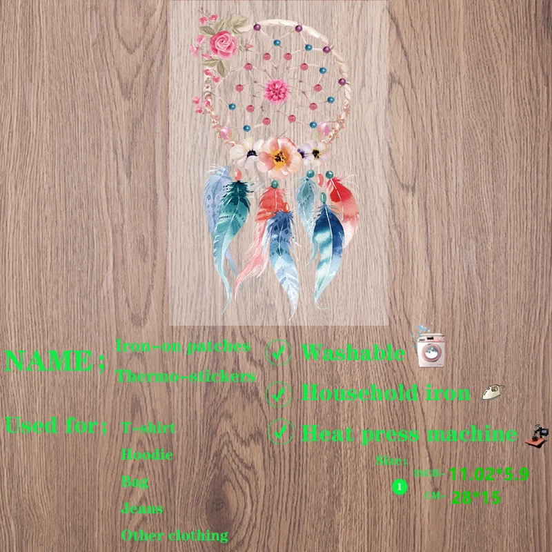 Красивые перо нашивка &quotЛовец снов&quot заплатки для одежды DIY железа на патчи