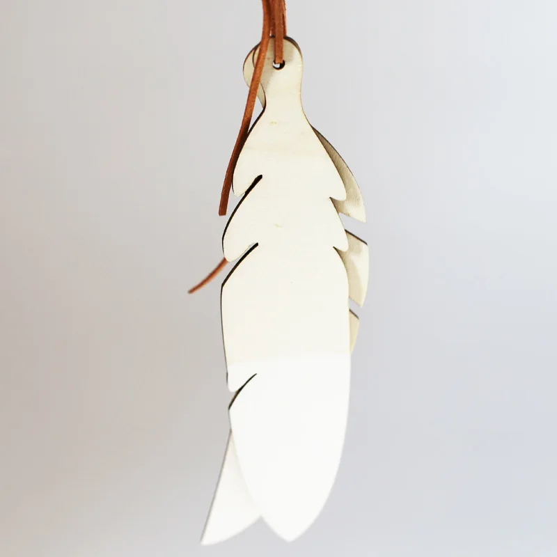 Скандинавские деревянные перышки вигатель Декор палатка аксессуары декор для