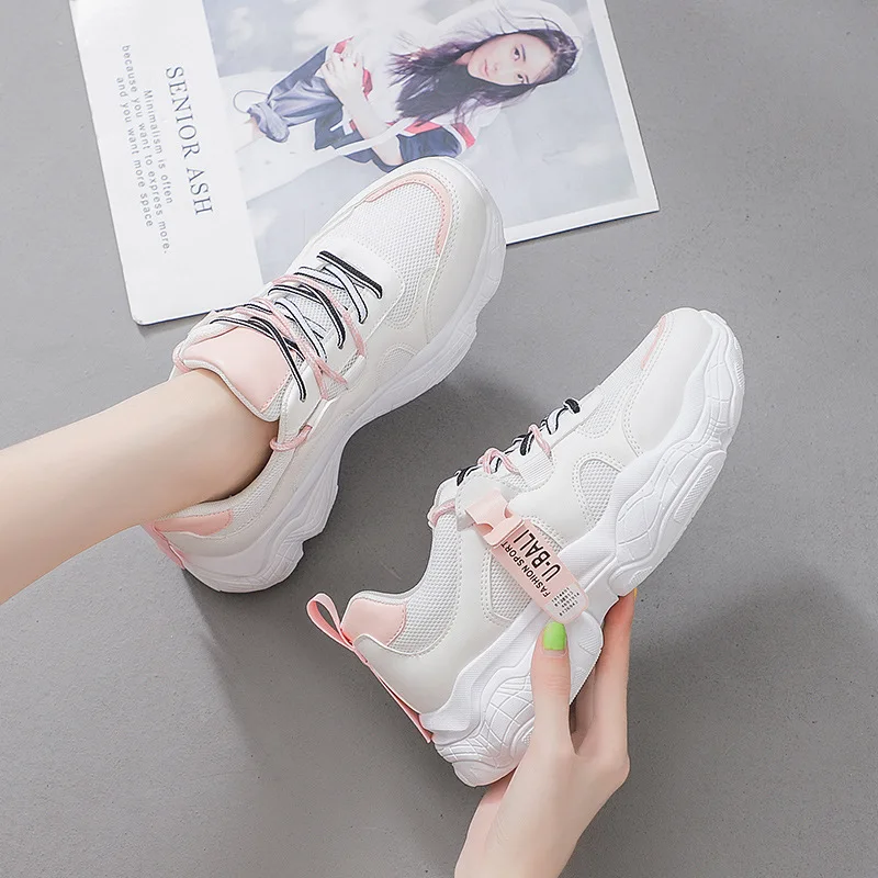 Женские повседневные кроссовки Белые Женская обувь Модные весенние не