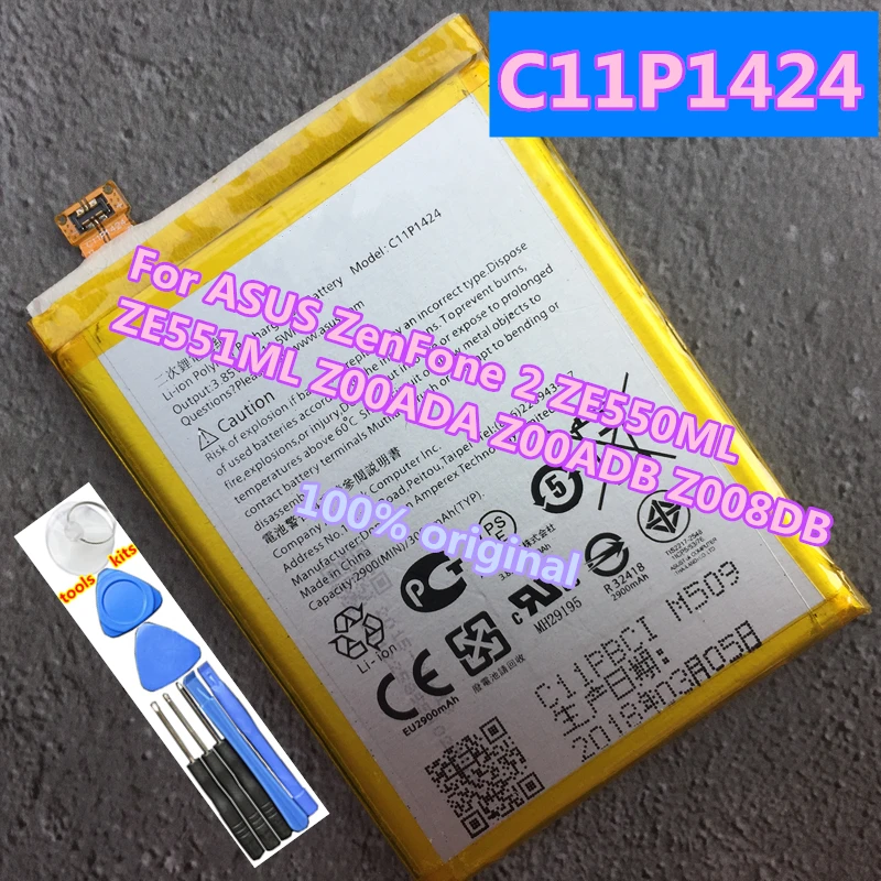 

Original C11P1424 3000mAh Battery For ASUS ZenFone 2 ZE550ML ZE551ML Z00ADA Z00ADB Z008DB 2900/3000mAh Battery
