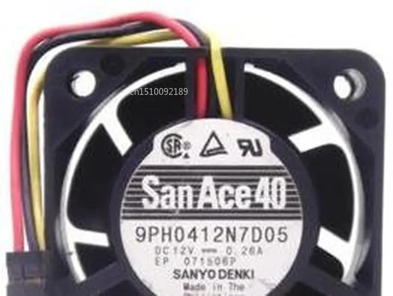 

for Original 9PH0412N7D05 4CM 4015 12V 0.26A 3 line large air cooling fan Free shipping