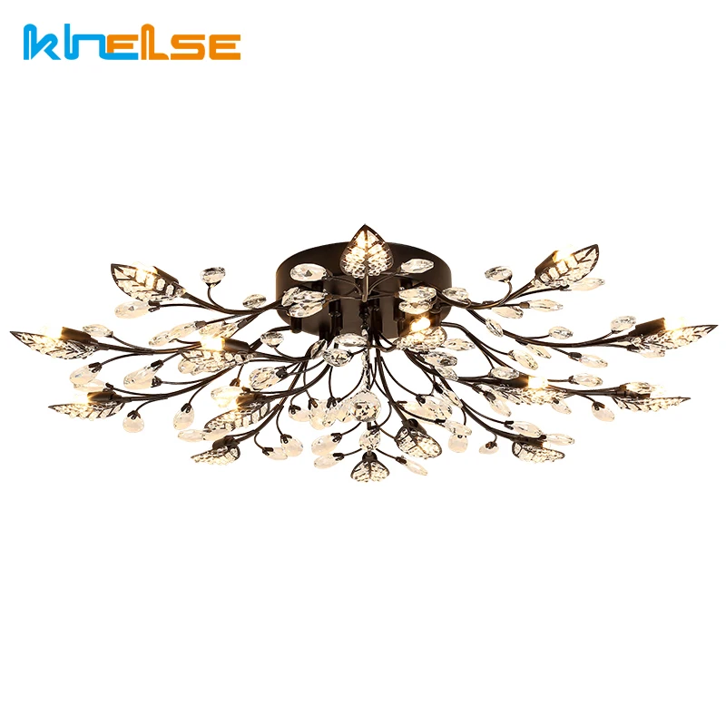 Khelse с украшением в виде кристаллов потолочный светильник Спальня лампа