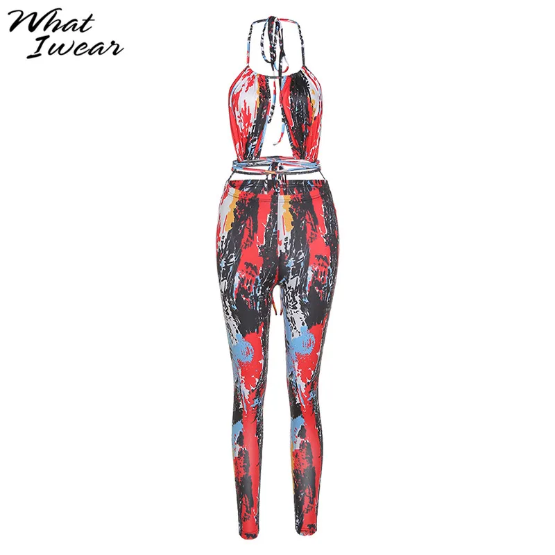 

Women Digital Printed Sexy Jumpsuit Backless Fitness Tracksuit Sleeveless Full Length Rompers Stretchy Skinny Summer 2020