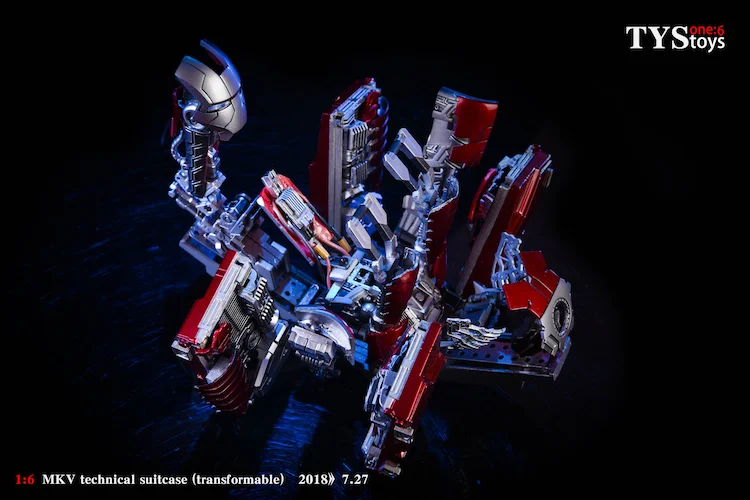TYStoys 1/6, Мстители, Железный человек, сцена, аксессуар, чемодан, броня, MK5, шарнир, Movabe, фигурка, модель, набор